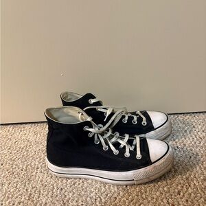 Black High-Top Sneakers